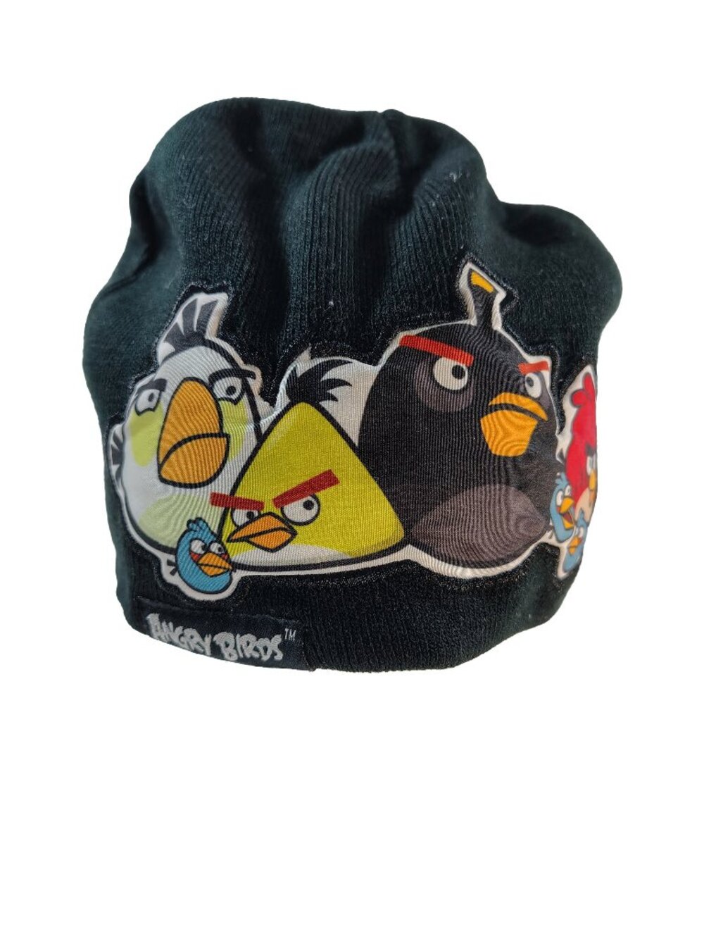 Boy's Black Angry Birds Beanie